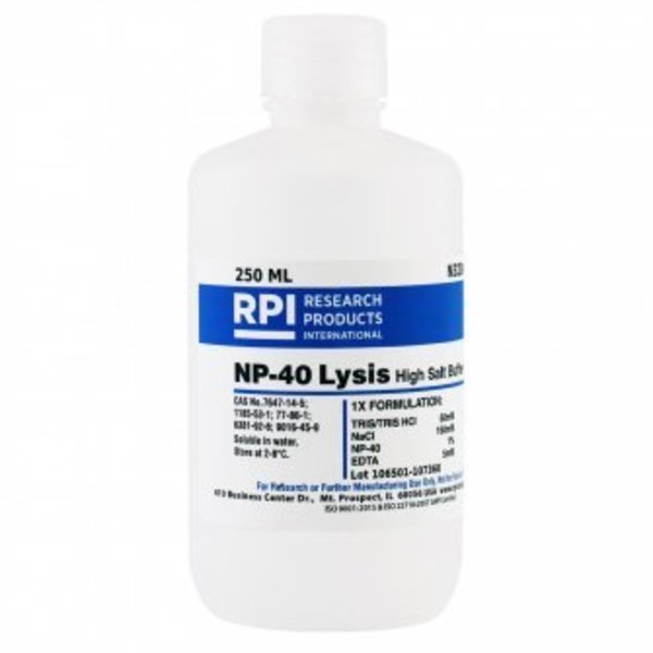 Rpi NP-40 Lysis High Salt Buffer Solution, 250 ML N32000-250.0